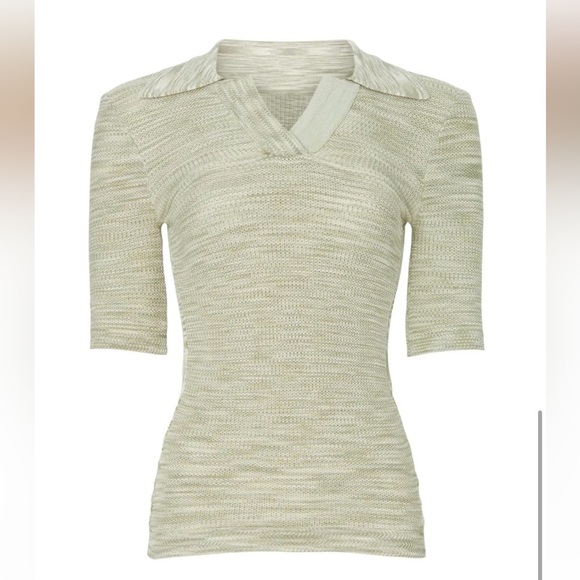 Holzweiler Smooth Knit Top Sage Green - Picture 4 of 5